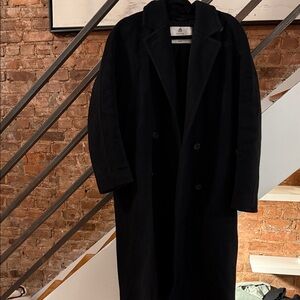 Aritzia Black Trench Coat
